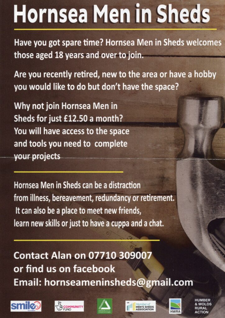 What to do in Hornsea - Join men in sheds